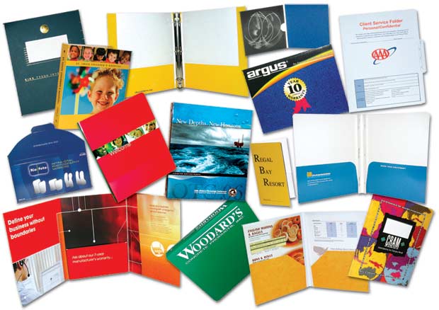 Full Color Paperboard Binders, Portfolios, Folders, Cases